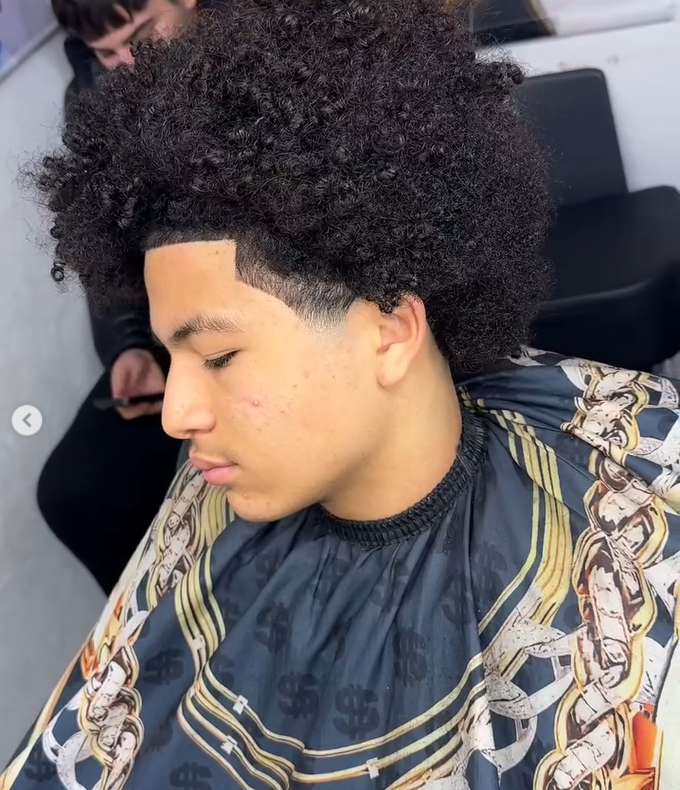 Fade kapsel voorbeeld 2